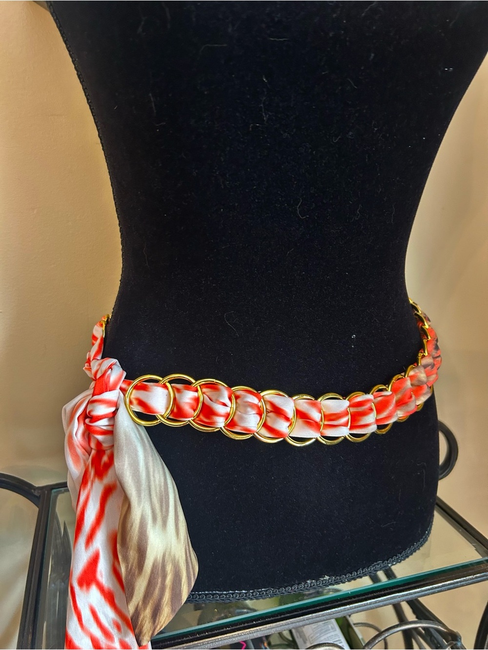 Gold Chain Scarf  Belt